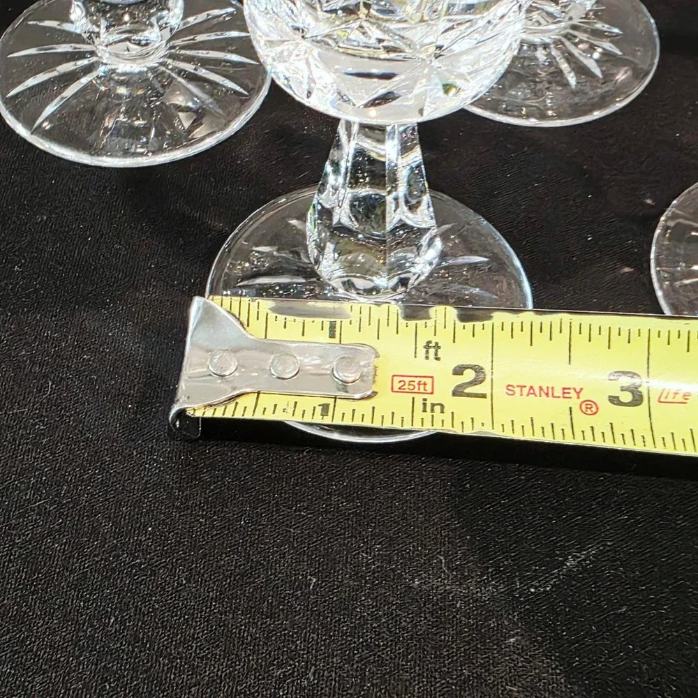 Waterford Rosslare Crystal Wine Glasses Port‎ Cordial Sherry Set of 5